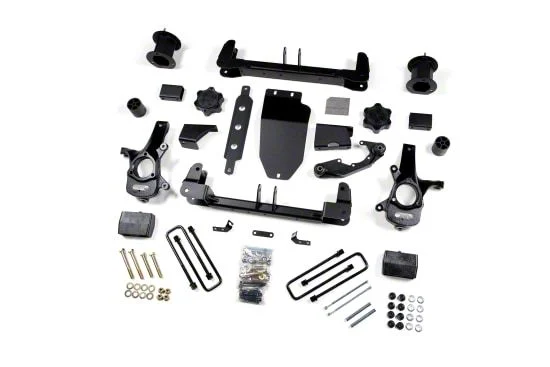 Zone Offroad 6.50-Inch Strut Suspension Lift Kit with Nitro Shocks (14-18 4WD Silverado 1500 w/ Stock Cast Steel Control Arms)
