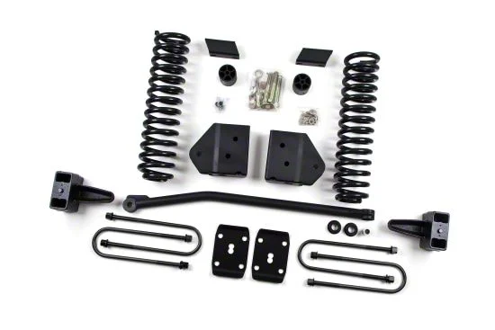 Zone Offroad 4-Inch Suspension Lift Kit with Nitro Shocks (11-16 4WD 6.7L Powerstroke F-250 Super Duty w/o Factory Overload Springs)
