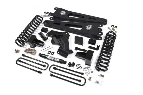 Zone Offroad 6-Inch Radius Arm Suspension Lift Kit with Nitro Shocks (20-22 4WD 6.7L Powerstroke F-250 Super Duty)