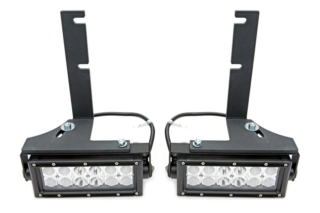 ZRoadz 6-Inch LED Light Bar Rear Bumper Mounting Brackets (11-16 F-350 Super Duty)